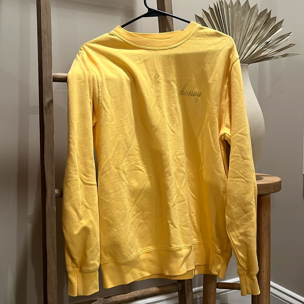 Brandy Melville John Galt Honey Crewneck Sweatshirt